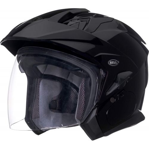 벨 Bell Mag-9 Flip Up Motorcycle Helmet (Solid Black, X-Large) (D.O.T.- Certified)