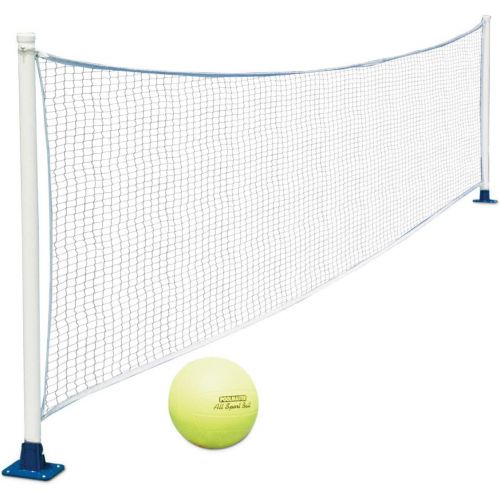  Poolmaster 72776 Above-Ground Mounted Poolside Volleyball  Badminton Game with Perma-Top Mounts