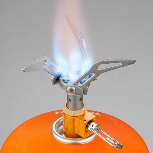  Diremo Camping Stoves Hiking Outdoor 300T Titanium Metal Alloy Ultra Light 45g 2600W Gas Stove Portable Camping Lightweight Furnace Cooker Burner