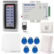 UHPPOTE Waterproof Door RFID Keypad Reader Access Control Security System Kit Code Keypad & ID Card Bell Remote