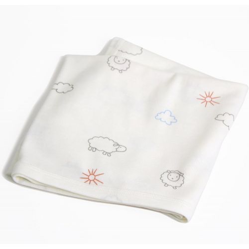  Woolino Newborn Swaddle Blanket, 100% Superfine Merino Wool, for Babies 0-3 Months, Lilac