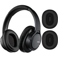 [아마존핫딜][아마존 핫딜] Mpow H7 Plus Bass Bluetooth Headphone Over Ear, 18hrs Playtime Comfortable Wireless Headphones, Replaceable Earmuffs, Rechargeable CVC6.0 Bluetooth Headset with Mic for Cellphone/T