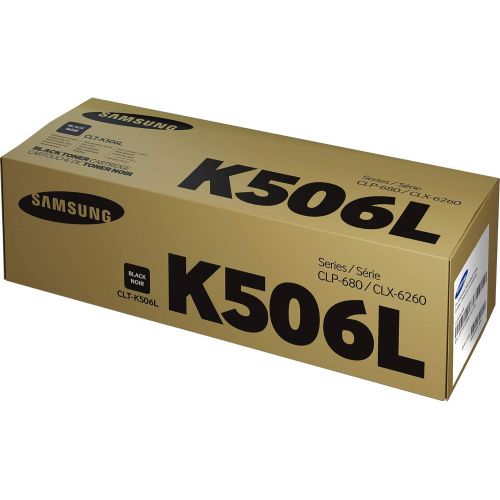 삼성 HP Samsung CLT-K506L Toner Cartridge Black, High Yield for CLP-680ND, 6250FD, 6260FR