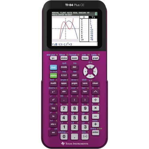  Texas Instruments TI-84 Plus CE Plum Graphing Calculator