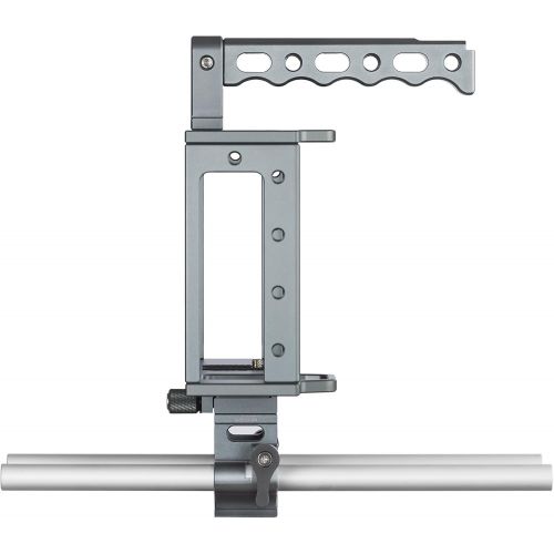 Sevenoak SK-C03 Aluminum Camera Cage with Top Handle, HDMI Adapter, & 15mm Rail System with Quick-Release Base - Universal Design fits DSLR Cameras with and without Battery Grip
