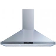 Winflo 36 Wall Mount Stainless Steel Convertible Kitchen Range Hood with 450 CFM Air Flow, Touch Control, Aluminum Grease Filters and LED Lights