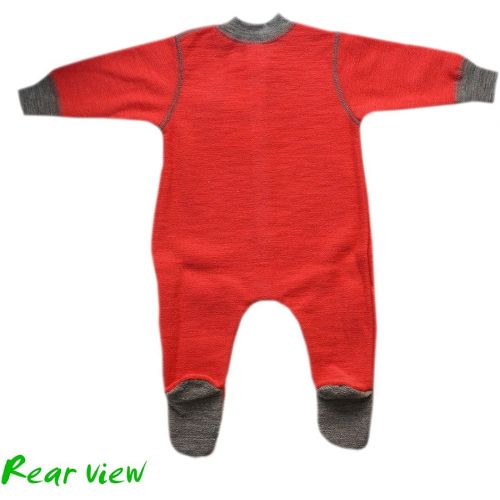  Engel 100% Merino Wool Baby Pajamas Pyjamas Romper Overall Sleepwear 55 5711