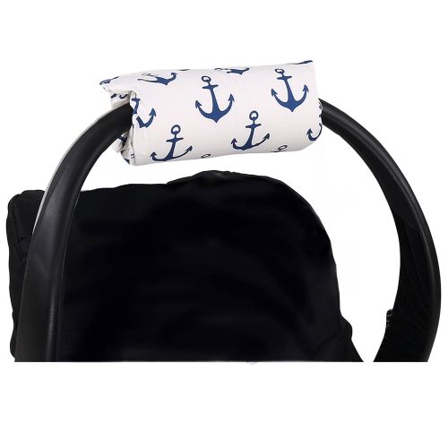  Navy Blue Anchor Car Seat and Baby Carrier Cushion by The Peanut Shell