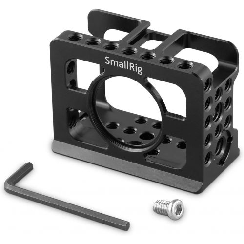  SmallRig SMALLRIG Cage for Sony RX0 with Built-in Cold Shoe and 14 38 Threaded Holes - 2106