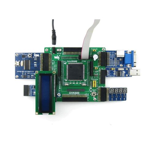  CQRobot Designed for XILINX Spartan-3E Series, Features The XC3S500E MCU, DVK600 FPGA CPLD Core Board, Includes XILINX 3S500E Development Board+VGA PS2 Board+PL2303 Driver+AT45DBXX Board+F