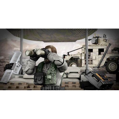 메가블럭 Mega Bloks Call of Duty Light Armor Firebase, Model 06817, 514 Piece