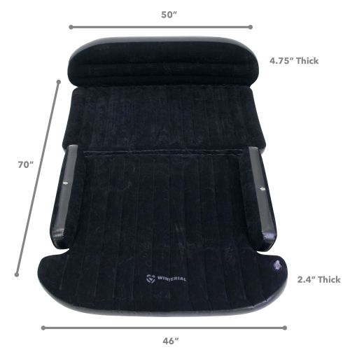  Winterial SUV Heavy-Duty Backseat Car Inflatable Travel Mattress for Camping, Perfect for Your Minivan or SUV