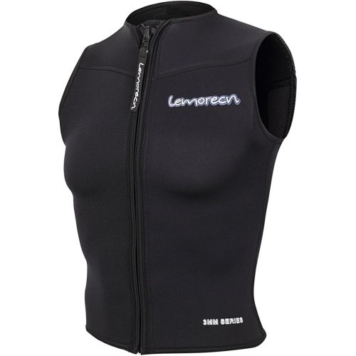  Lemorecn Womens Wetsuits Top Premium Neoprene 3mm Zipper Diving Vest