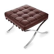 [추가금없음] 5일배송/해피바이 브라운 모던 클래식 가죽의자 Happybuy Brown Modern Classic Style Ottoman for Lounge Chair