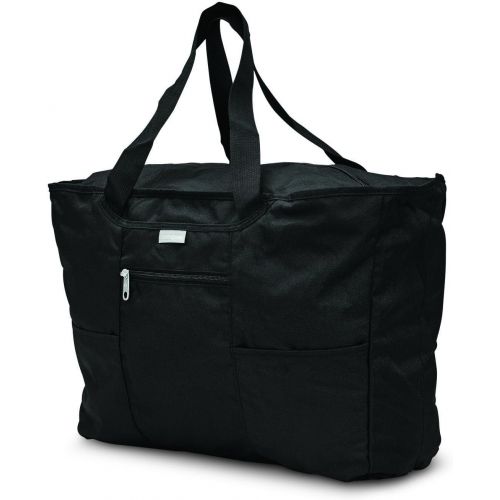 쌤소나이트 Visit the Samsonite Store Samsonite Foldaway Packable Tote Sling Bag, Black, One Size