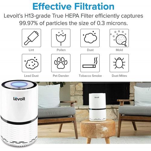  LEVOIT Air Purifier LV-H132 Replacement Filter (4 Pack)