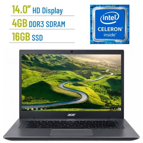 에이서 2018 Acer Chromebook 14.0-inch LED Anti-glare HD (1366x768) Display, Intel Celeron 3855u processor, 4GB LPDDR3, 16GB eMMC SSD, HDMI, Bluetooth, 802.11a Wifi, Intel HD Graphics, Goo