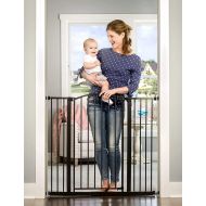 Regalo Easy Step Extra Tall Arched Decor Walk Thru Baby Gate, Includes 4-Inch Extension Kit, 4 Pack Pressure Mount Kit and 4 Pack Wall Mount Kit, Bronze