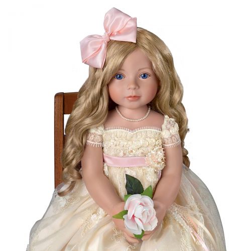  The Ashton-Drake Galleries So Truly Real Pearls Lace and Grace RealTouch Vinyl Child Doll:by
