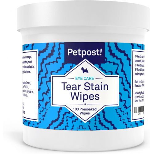 Petpost White Dog Grooming Kit with Whitening Shampoo, Tear Stain Remover, and Tear Stain Supplement for Maltese, Shih Tzu, Bichon Frise Dogs