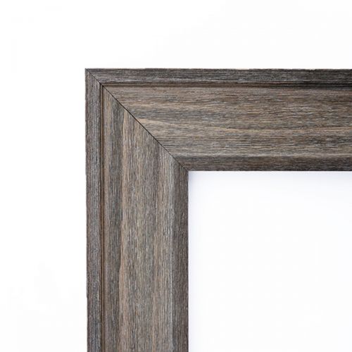  Amanti Art Outer 54 x 32 Wall Mirror, Choose Your Custom Size Oversized, Country Barnwood Wood