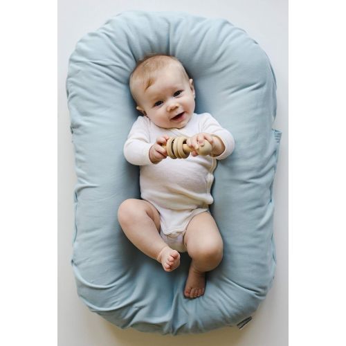  Snuggle me Snuggle Me Extra Organic Cotton Cover for the Snuggle Me Infant Padded Loungers with Center Sling, Dreams on Parade