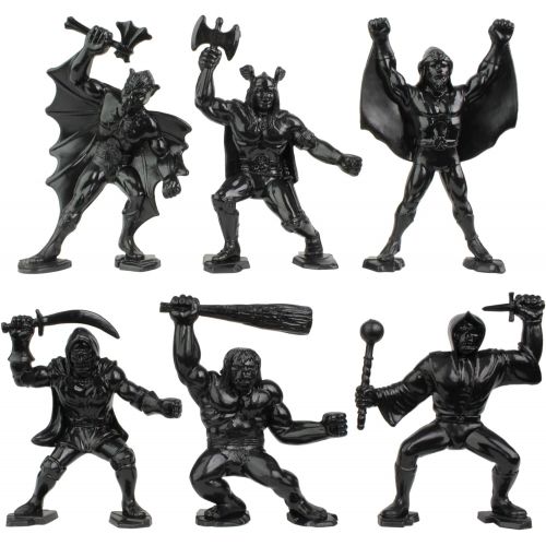  Tim Mee Toy TimMee Legendary Battle Fantasy Figures - 3 inch Red vs Black 24pc Set - Made in USA