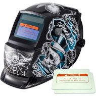 I-mesh-bean iMeshbean Solar Powered Auto Darkening Welding Hood Helmet Mask CE ANSI Approved Different Styles USA Seller (Sexy Girl)