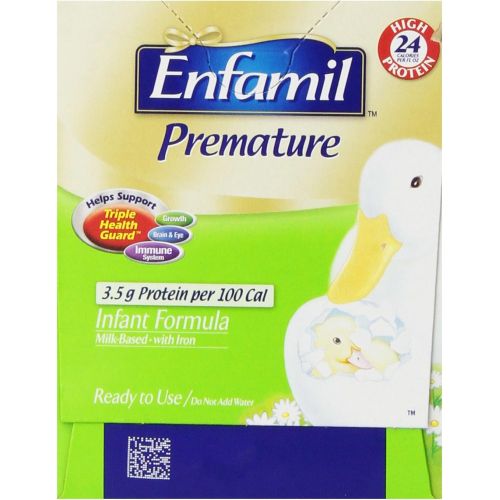  [아마존베스트]Enfamil Ready to Feed Premature Baby Formula Milk, 2 Fluid Ounce (48 count), High Protein 24 Calorie
