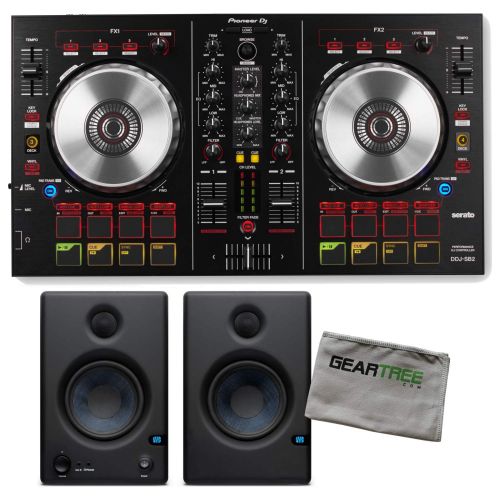 파이오니아 Pioneer DJ DDJ-SR2 Portable Serato DJ Pro Controller wStudio Monitors and Clot