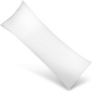[아마존 핫딜] Utopia Bedding Soft Body Pillow - Long Side Sleeper Pillows for Use During Pregnancy - 100% Cotton Cover with Soft Polyester Filling (Single Pack)