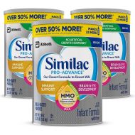 [아마존베스트]Similac Pro-Advance Non-GMO Infant Formula with Iron, with 2’-FL HMO, for Immune Support, Baby...