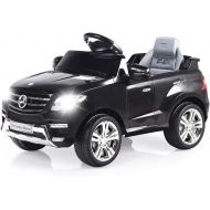 Costzon White Mercedes Benz ML350 6V Electric Kids Ride On Car Licensed MP3 RC Remote Control
