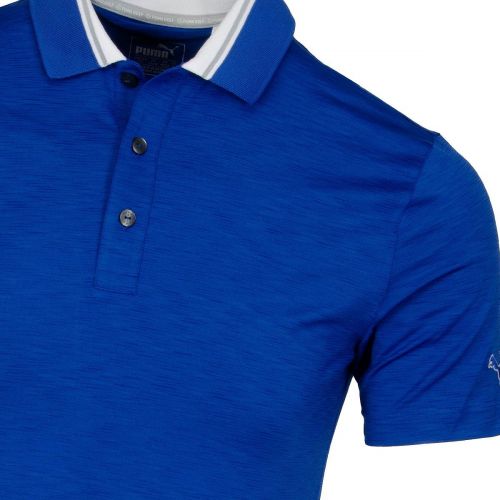 푸마 PUMA Puma Golf Mens Tailored Tipped Golf Polo Shirt - US S - Surf the Web
