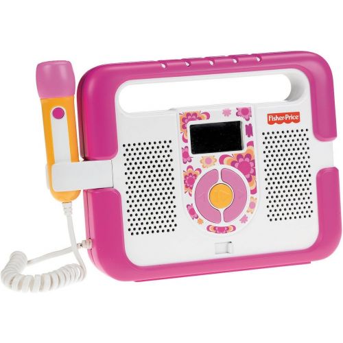 피셔프라이스 Fisher-Price Kid-Tough Music Player with Microphone - Pink
