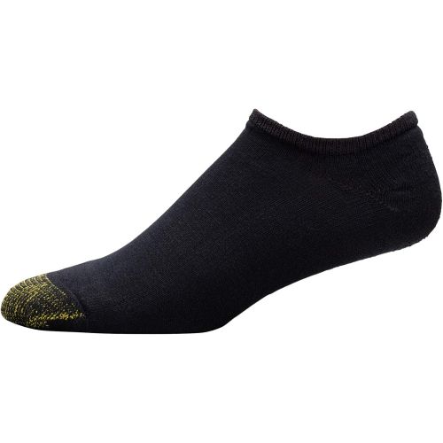  Gold Toe Mens 6-Pack Cotton Cushion No Show Liner Socks