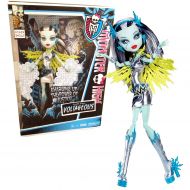 Mattel Year 2013 Monster High Power Ghouls Series 11 Inch Doll Set - Frankie Stein as VOLTAGEOUS with Earrings, Bangles and Display Stand