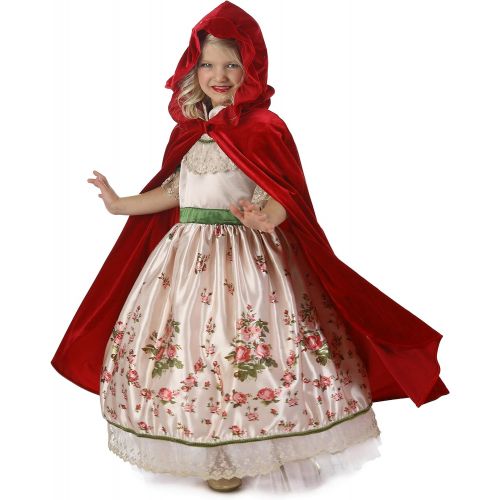  Princess Paradise Vintage Red Riding Hood Costume, Multicolor