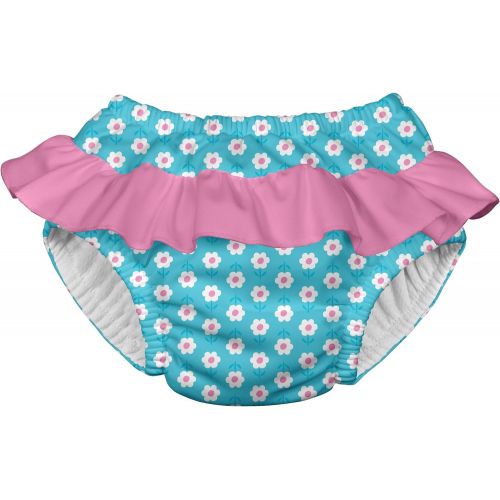  Visit the i play. by green sprouts Store iplay. by green sproutsTwoPiece TankiniwithSnapReusable Swim Diaper | Baby Girls’ Swimsuit | Lightweight, Patented Design | Comfort + Protection, Trusted for Swim L