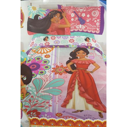  Jay Franco Disney Elena of Avalor Comforter and Sheets 4pc Bedding Set (Twin Size)