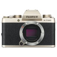 Fujifilm X-T100 Mirrorless Digital Camera - Champagne Gold
