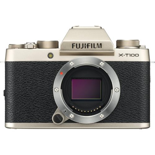 후지필름 Fujifilm X-T100 Mirrorless Digital Camera - Champagne Gold