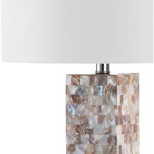  Safavieh Lighting Collection Jacoby Cream 28.9-inch Table Lamp (Set of 2)