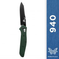 Benchmade - 940 EDC Manual Open Folding Knife Made in USA, Reverse Tanto Blade