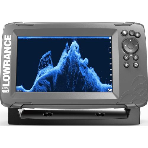  Lowrance HOOK2 7 - 7-inch Fish Finder with SplitShot Transducer and US Inland Lake Maps Installed
