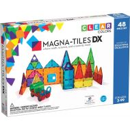 Magna-Tiles 48-Piece Clear Colors DELUXE Set  The Original, Award-Winning Magnetic Building Tiles  Creativity and Educational  STEM Approved