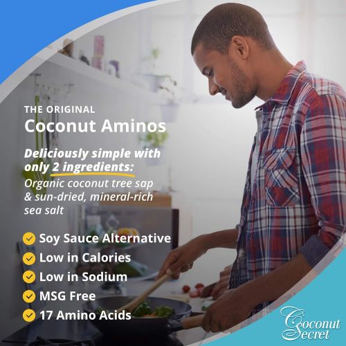  Coconut Secret Amino Soy-Free Seasoning Sauce, 128 Fluid Ounce