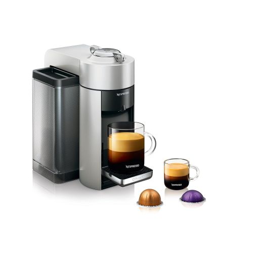 네스프레소 Nespresso by DeLonghi ENV135S Vertuo Evoluo Coffee and Espresso Machine by DeLonghi, Silver