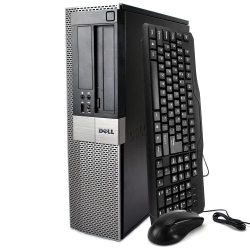 델 Dell Optiplex 960 Desktop Computer, Intel Core 2 Duo Processor, 8GB RAM, 500GB Hard Drive, DVD, Wi-Fi, Keyboard & Mouse, Windows 10 Professional (Certified Refurbished)