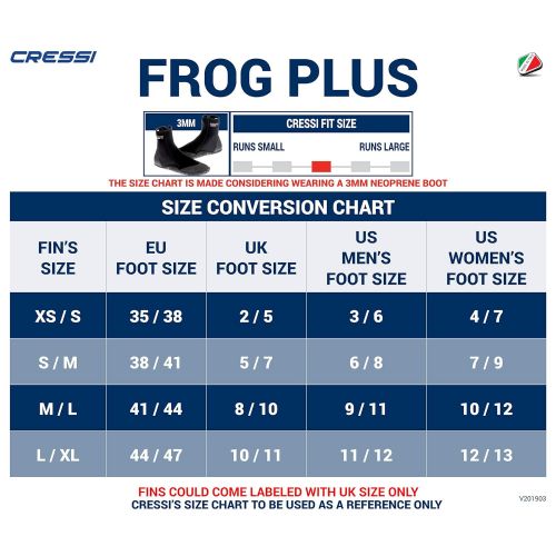 크레시 Cressi Frog Plus Tauchflossen Erwachsene
